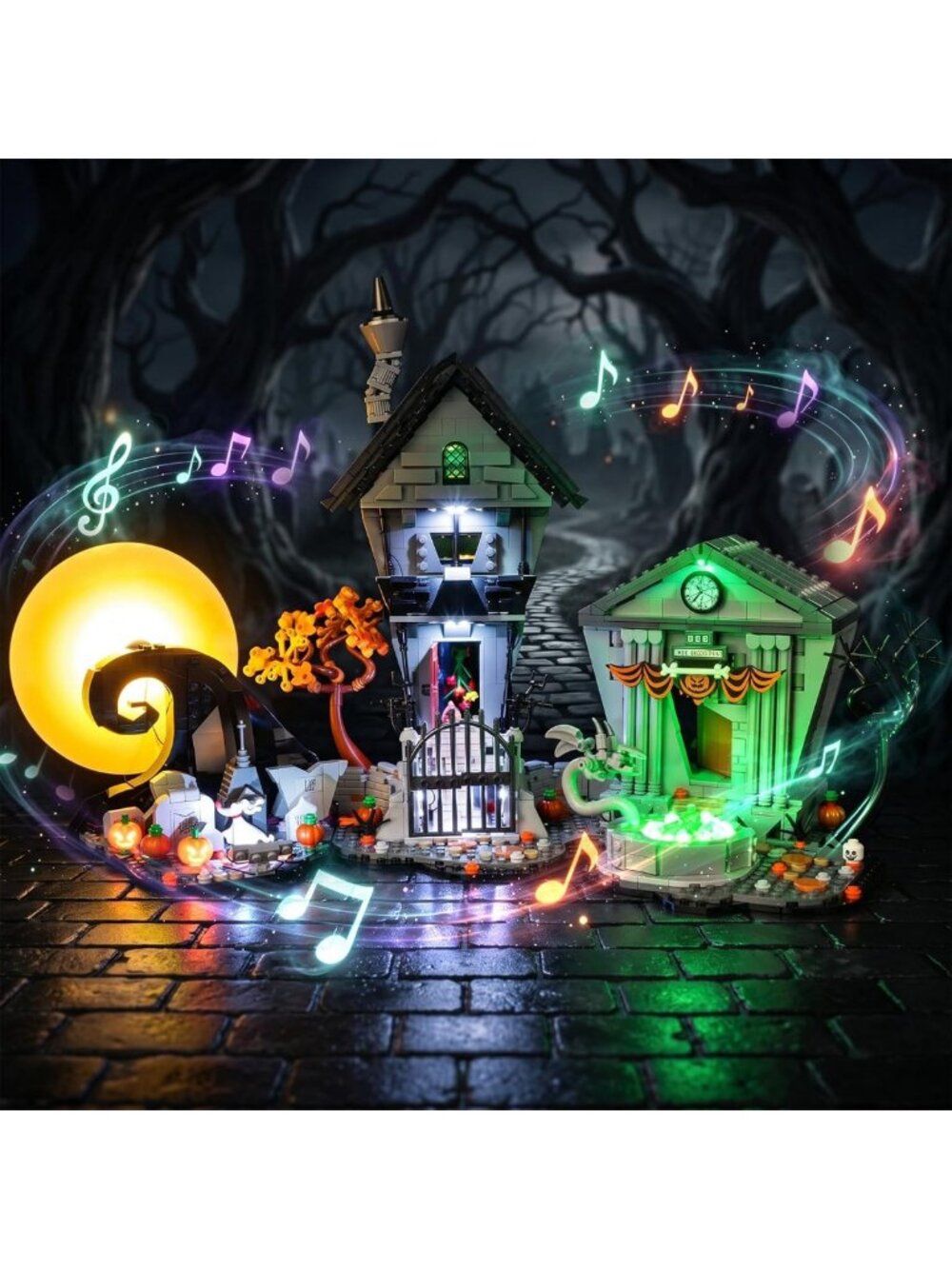 LEGO Nightmare Before Christmas Light & Sound Kit - Enhance Your Build